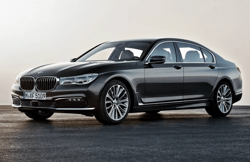 BMW 7 Series for high-end private driver service