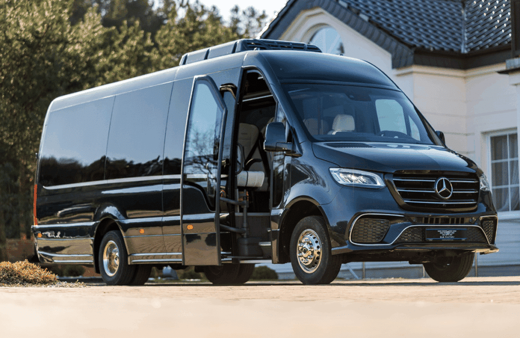 Mercedes Sprinter for group transport and shuttle services
