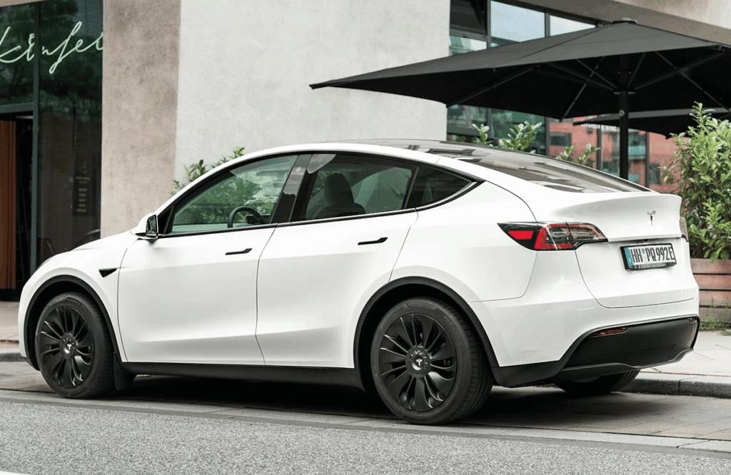 Tesla Model Y for electric private driver service