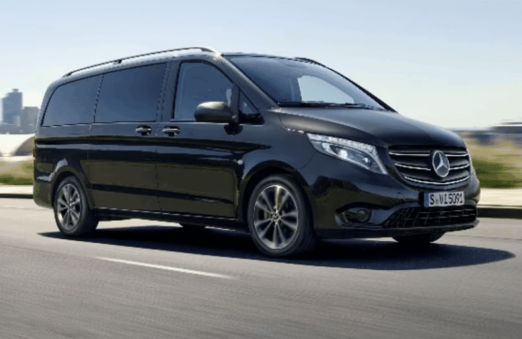 Mercedes Vito Tourer for group transfers and hourly service