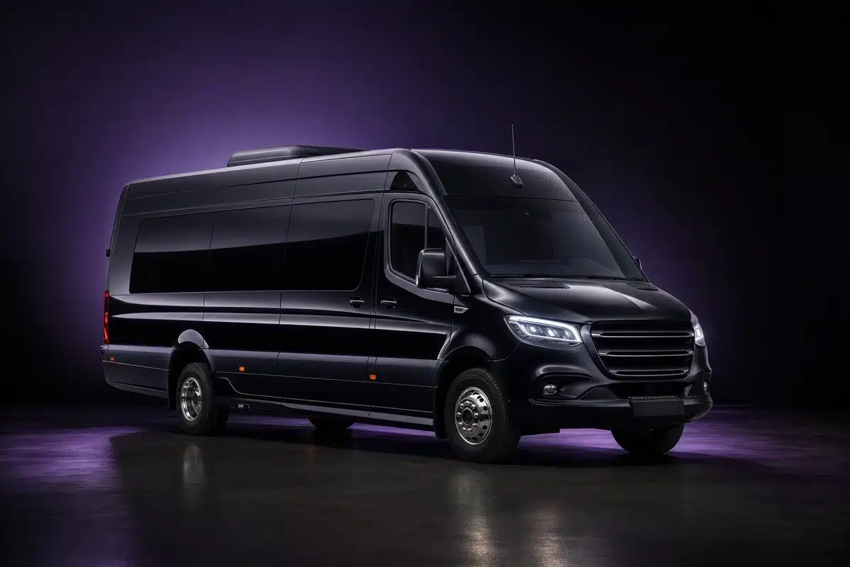 Minibus VIP avec chauffeur propos&eacute; sur demande par Ultravalet